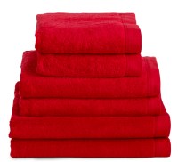serviette-de-bain-Rouge